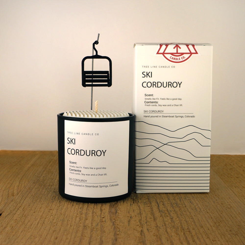 Ski Corduroy Candle
