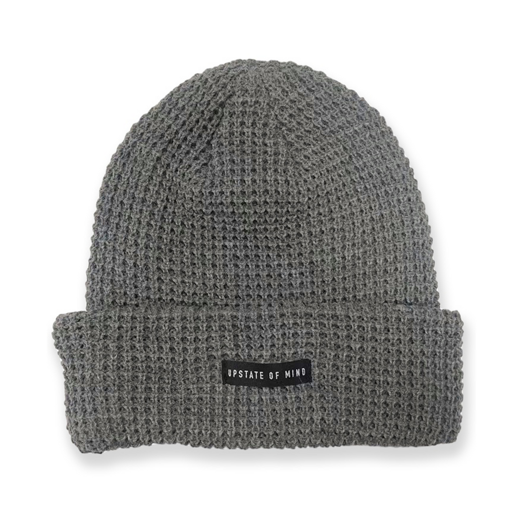 Nomad Waffle Knit Beanie - Charcoal