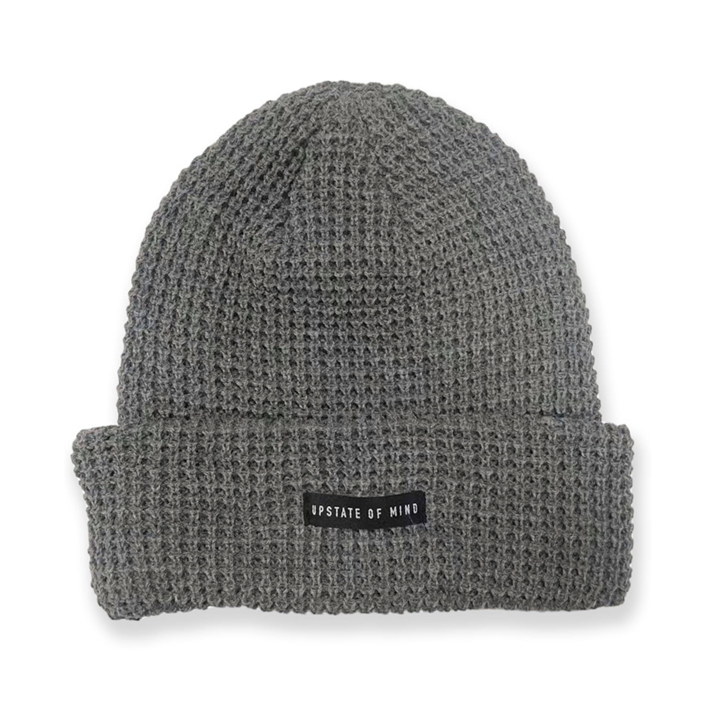Nomad Waffle Knit Beanie - Charcoal