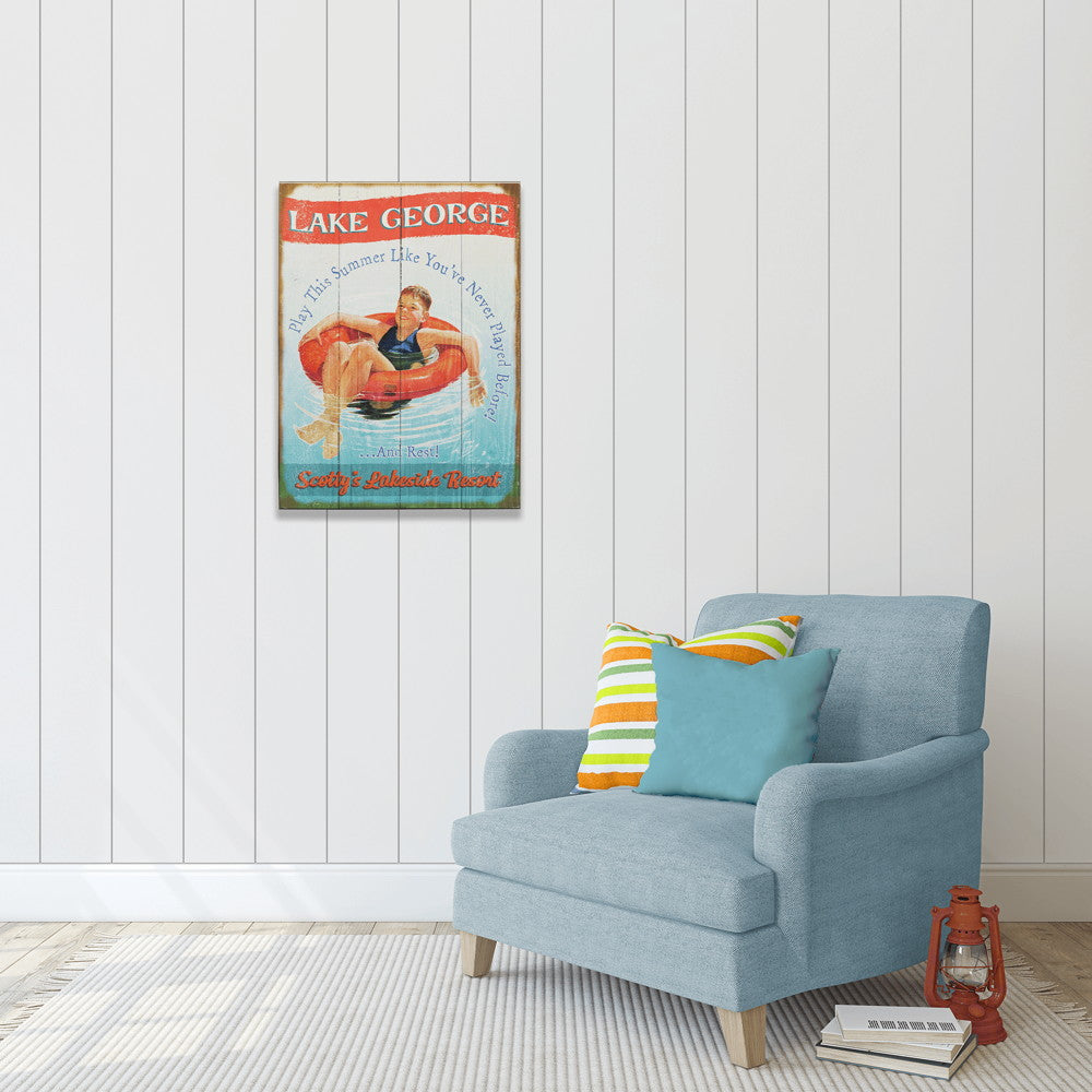 Play This Summer: Boy - Wood & Metal Wall Art