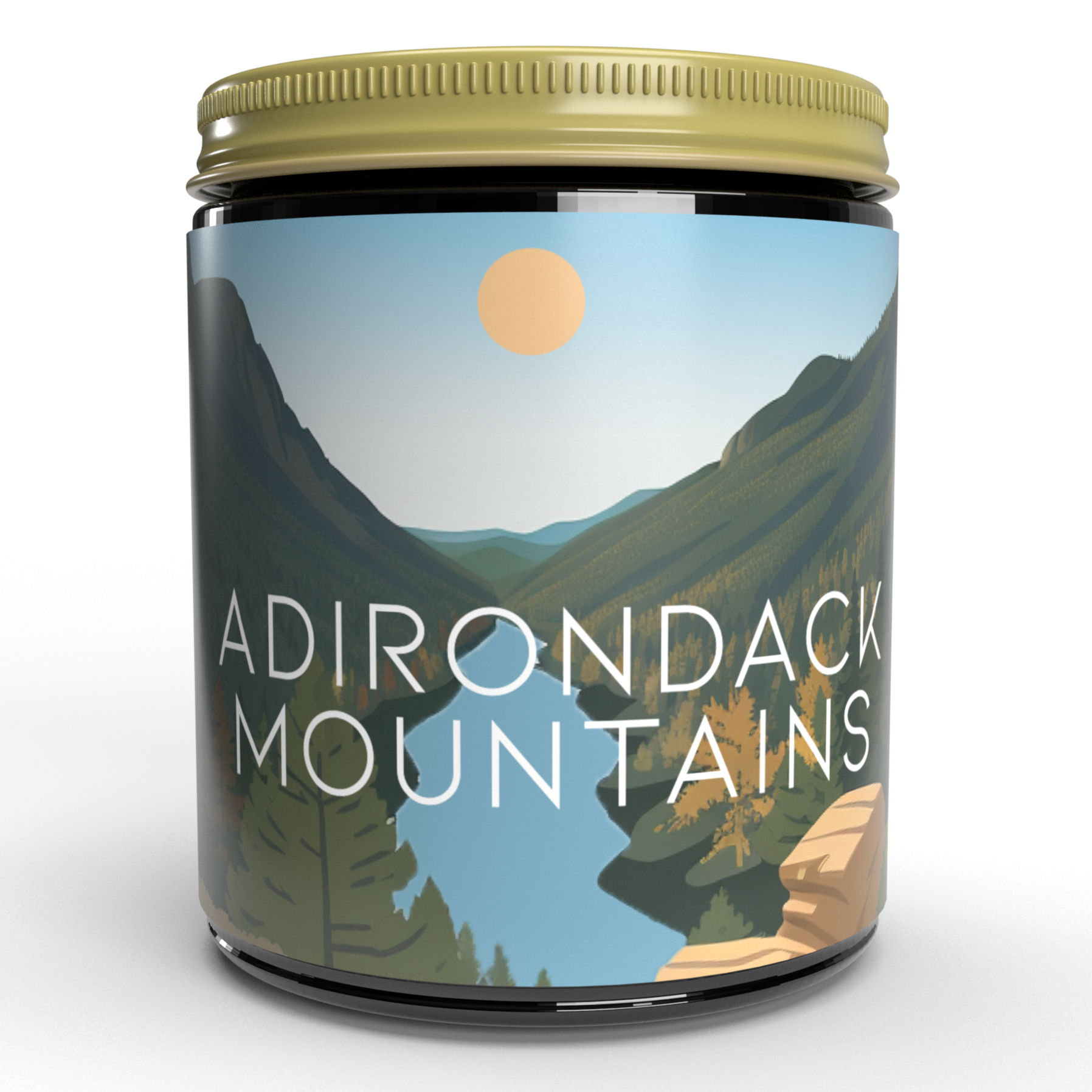 Adirondack Mountains Soy Wax Candle — 9 oz, Fraser Fir & Balsam