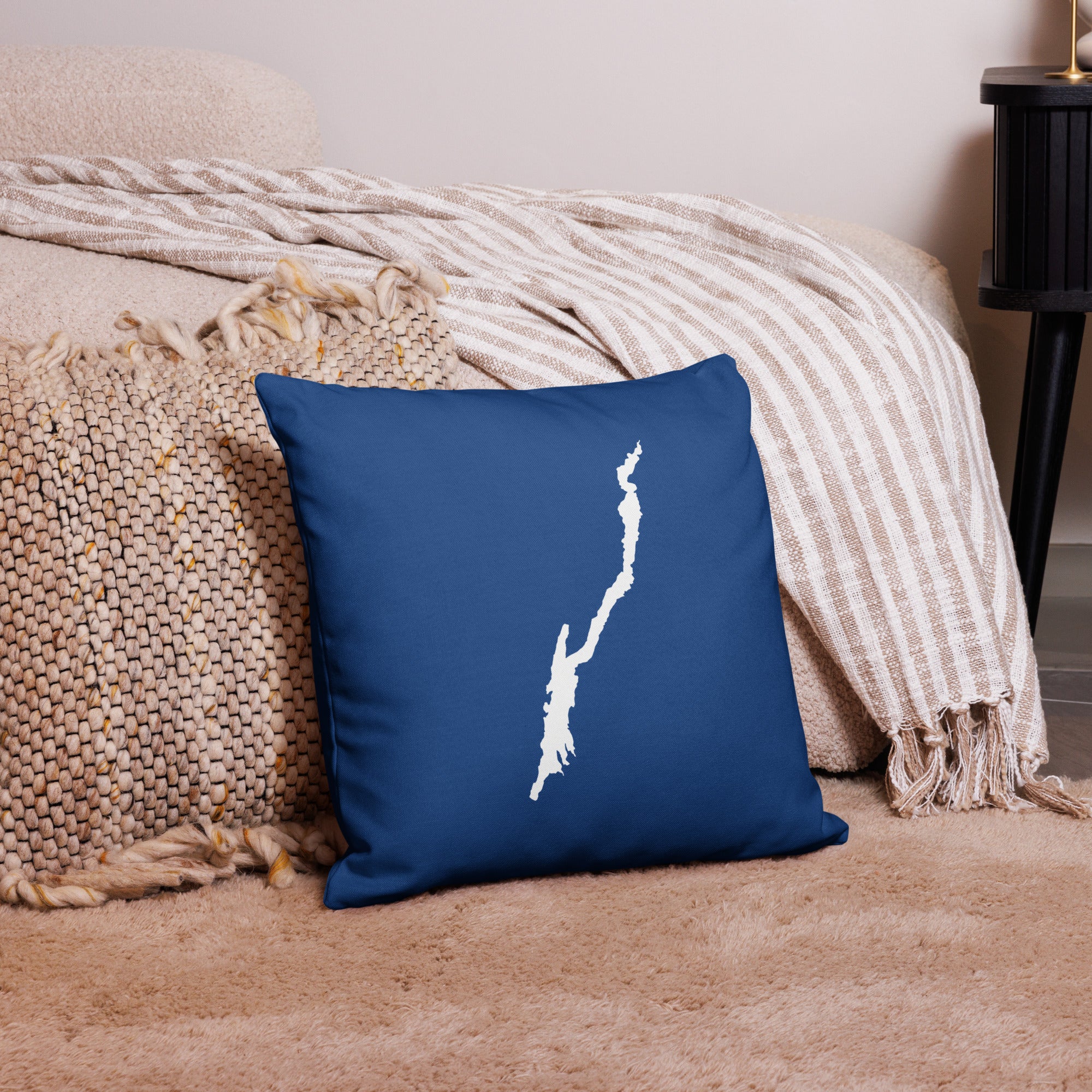 Lake George Throw Pillow in Various Sizes