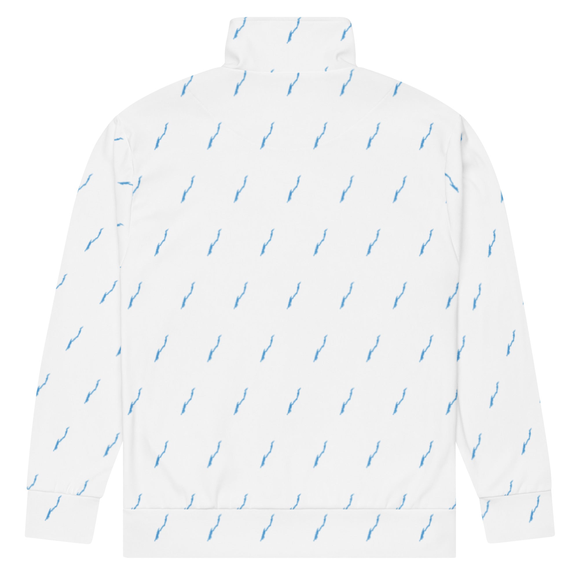 Lake George Patterned White Track Jacket