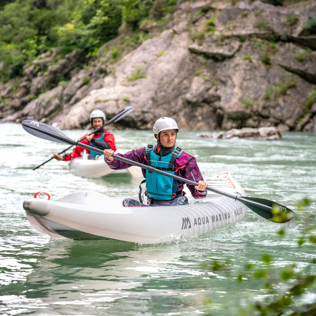 Aqua Marina Halve Ultra-Light 2-Person Packayak — 13', Foldable, Solo or Tandem