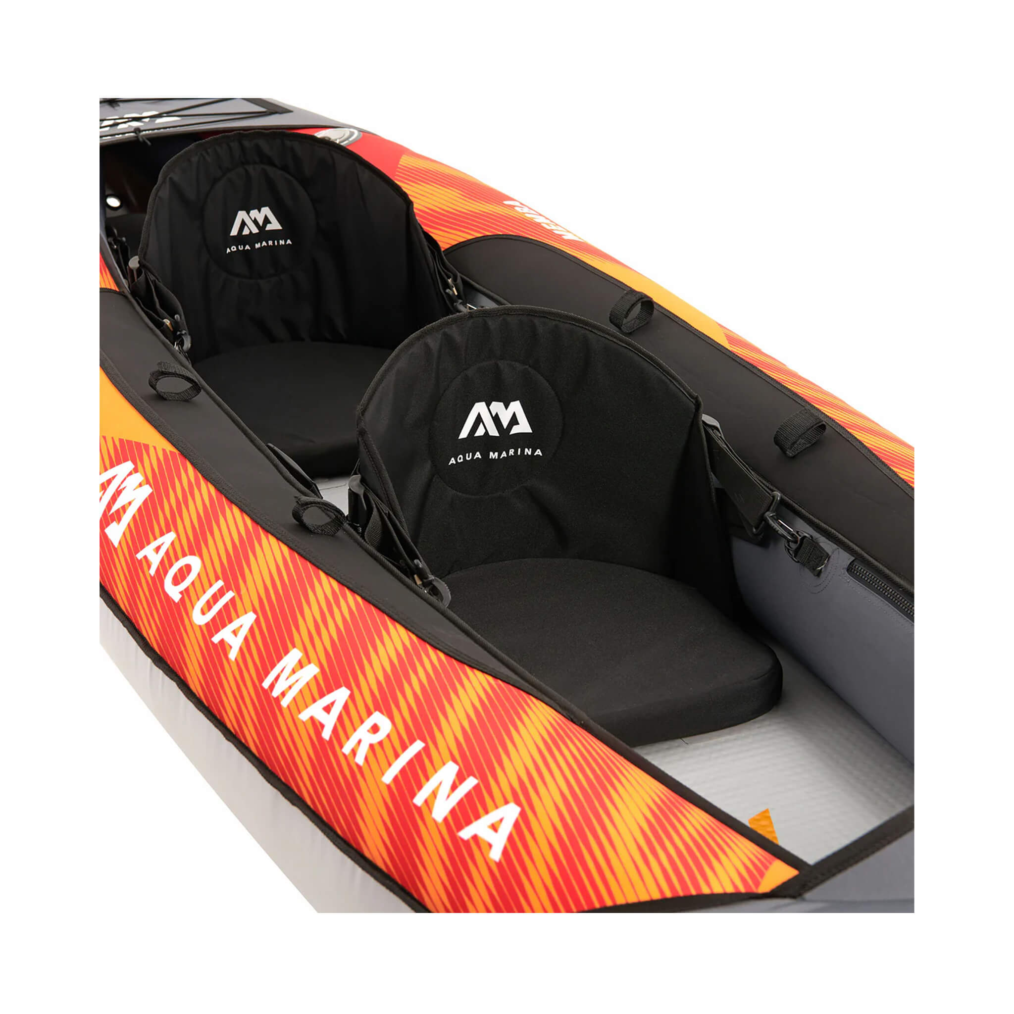 Aqua Marina Memba 390 2-Person Touring Kayak — 12', Drop-Stitch Deck, Paddles Included