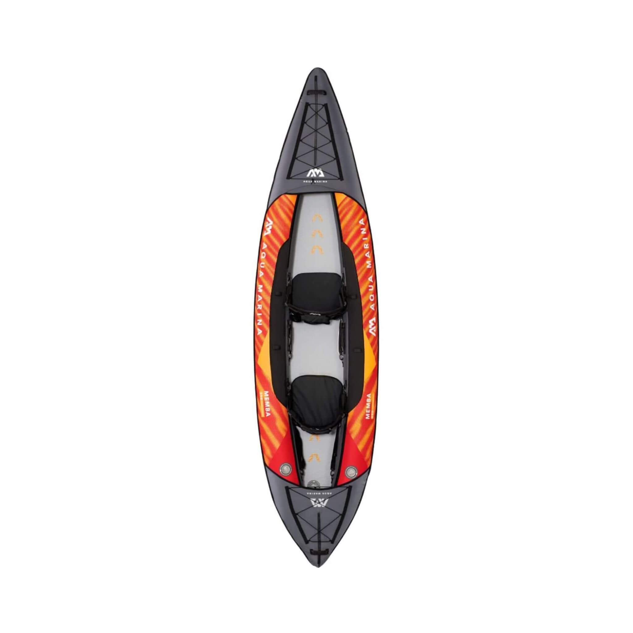 Aqua Marina Memba 390 2-Person Touring Kayak — 12', Drop-Stitch Deck, Paddles Included