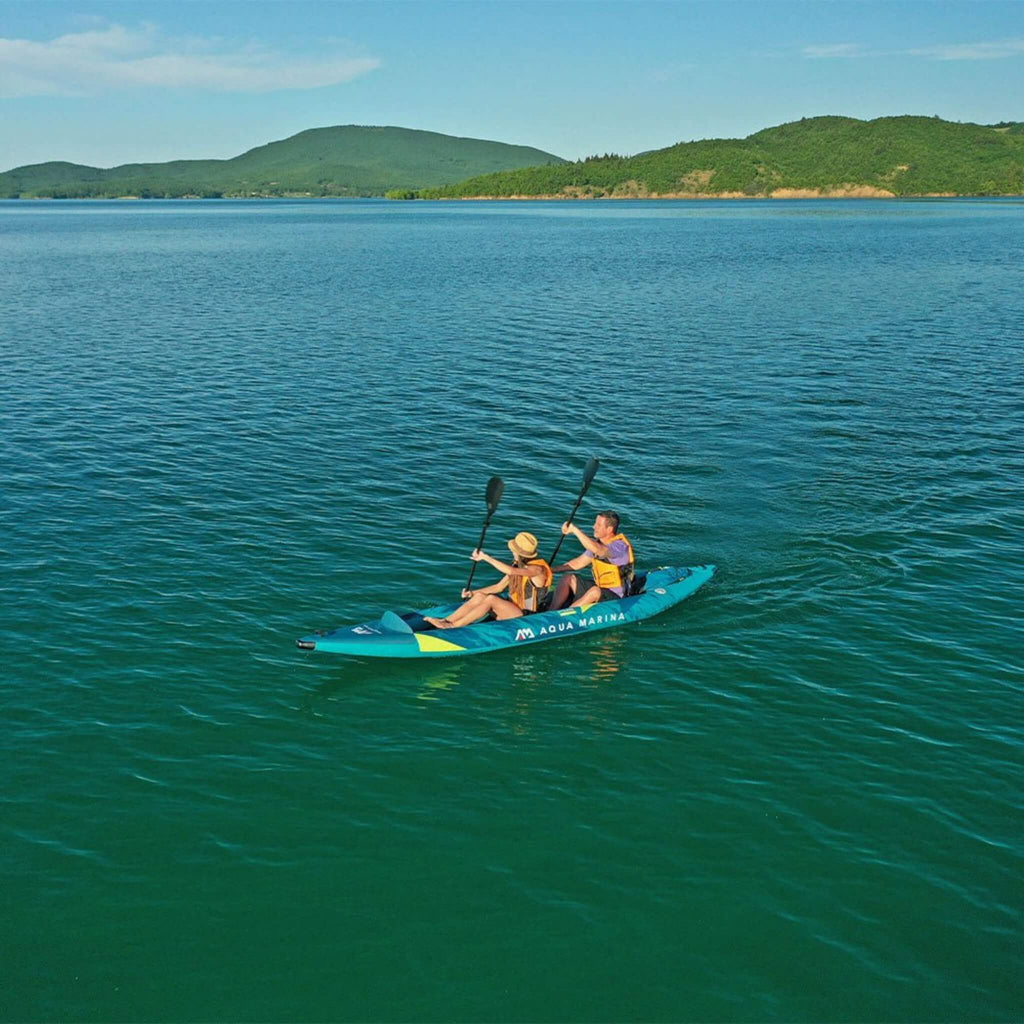 Aqua Marina Steam 412 2-Person Inflatable Kayak — 14', Drop-Stitch Floor, Class III Ready