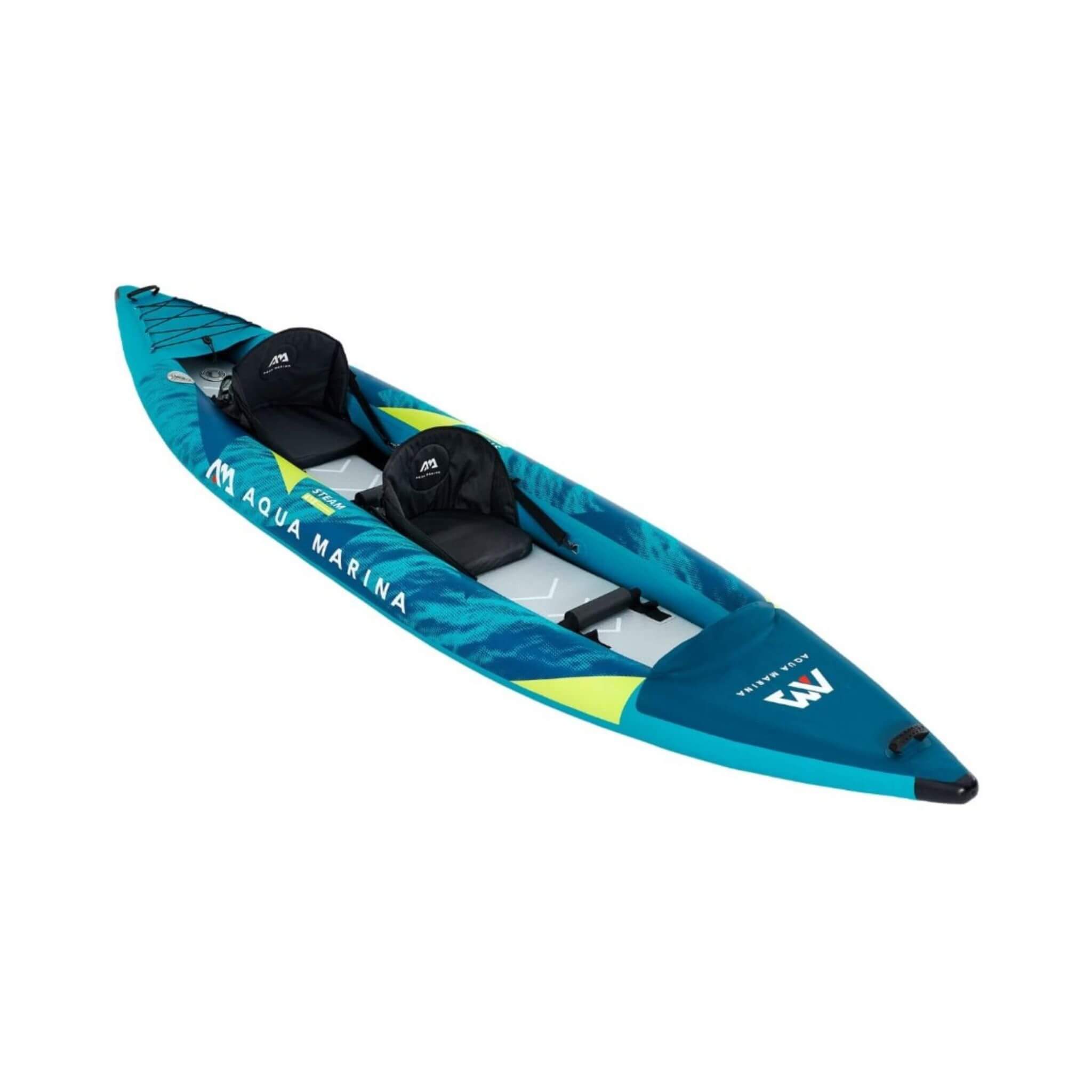 Aqua Marina Steam 412 2-Person Inflatable Kayak — 14', Drop-Stitch Floor, Class III Ready