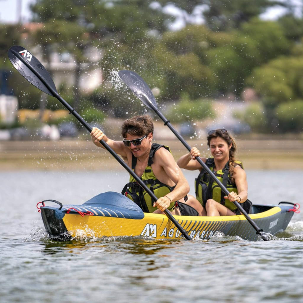 Aqua Marina Tomahawk AIR-K 440 2-Person Inflatable Kayak — 14', High-Pressure, Speed-Focused