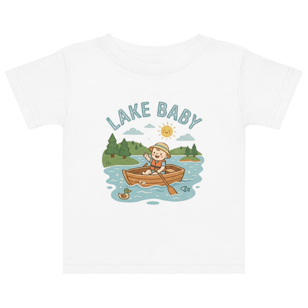 Lake Baby Jersey T-Shirt for Infants front view