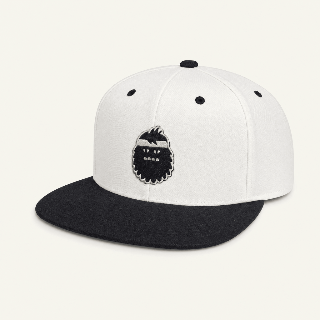 Bigfoot Patch Snapback Hat — Premium Wool Blend, Embroidered, 2 Colors