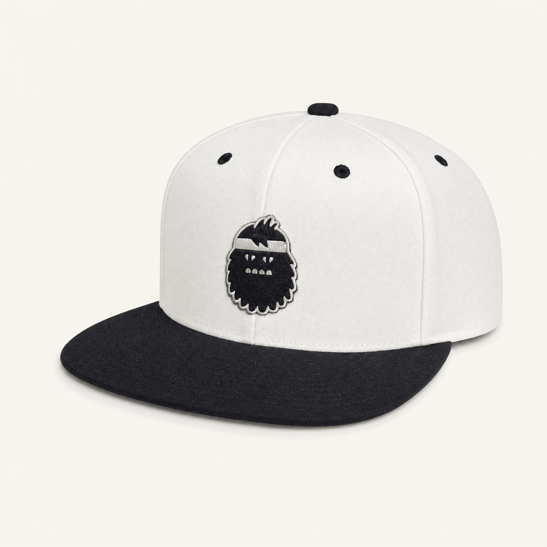 Bigfoot Patch Snapback Hat — Premium Wool Blend, Embroidered, 2 Colors