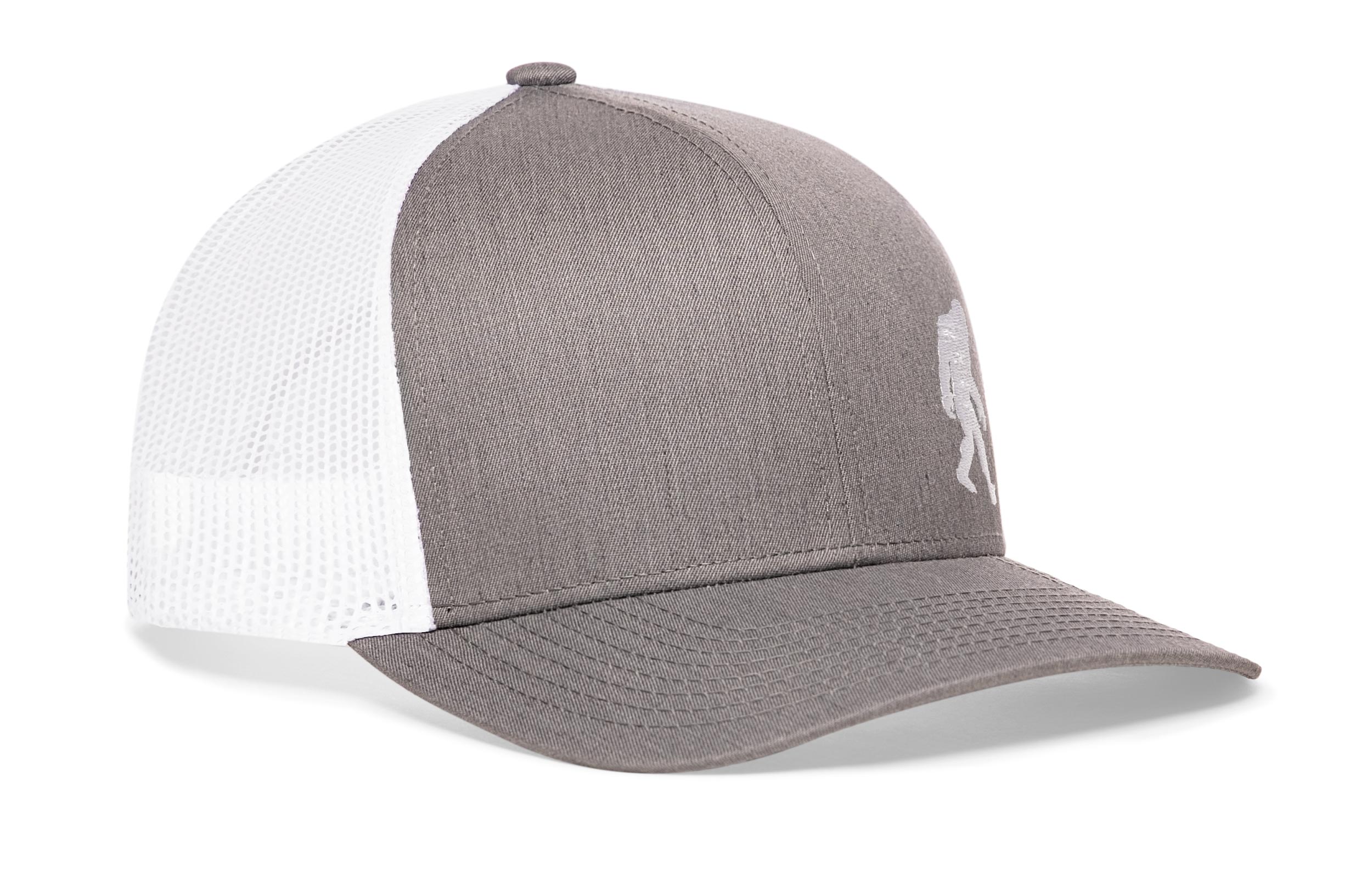 Bigfoot Trucker Hat — Sasquatch Embroidered Snapback, 3 Colors