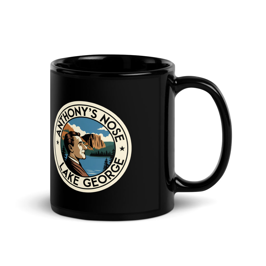 Lake George Coffee Mug Featuring Anthony's Nose (Both Of Them)