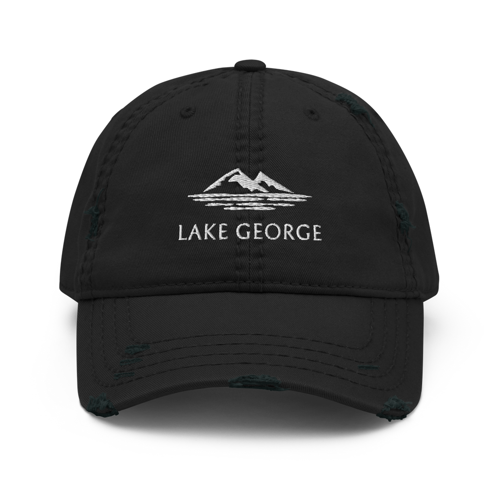 Lake George Distressed Hat