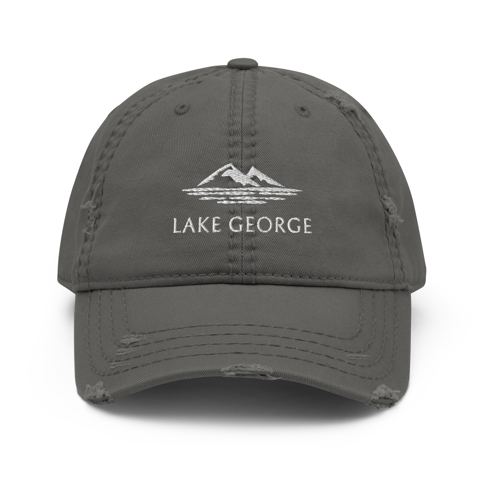 Lake George Distressed Hat