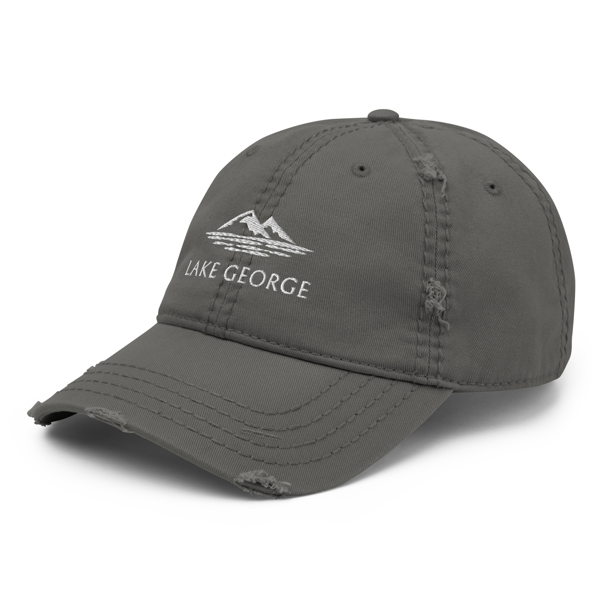 Lake George Distressed Hat