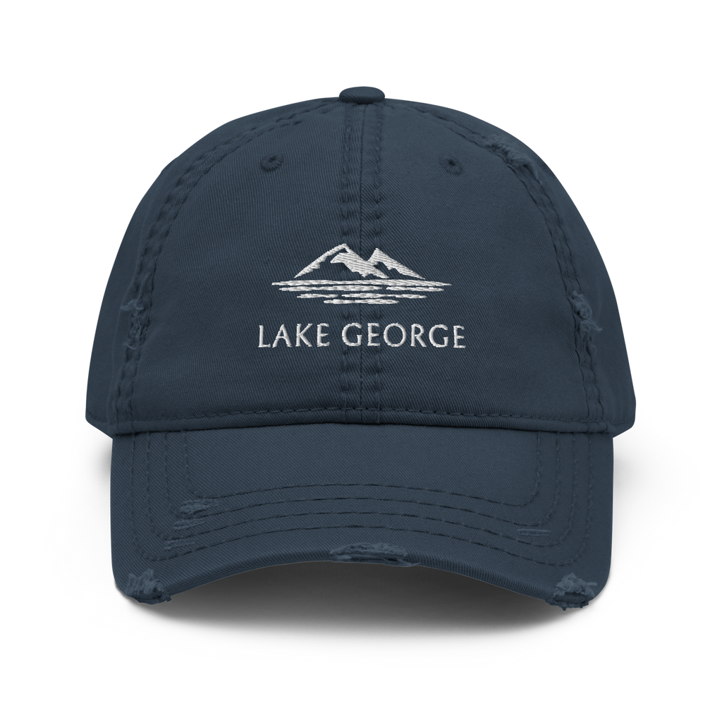 Lake George Distressed Hat