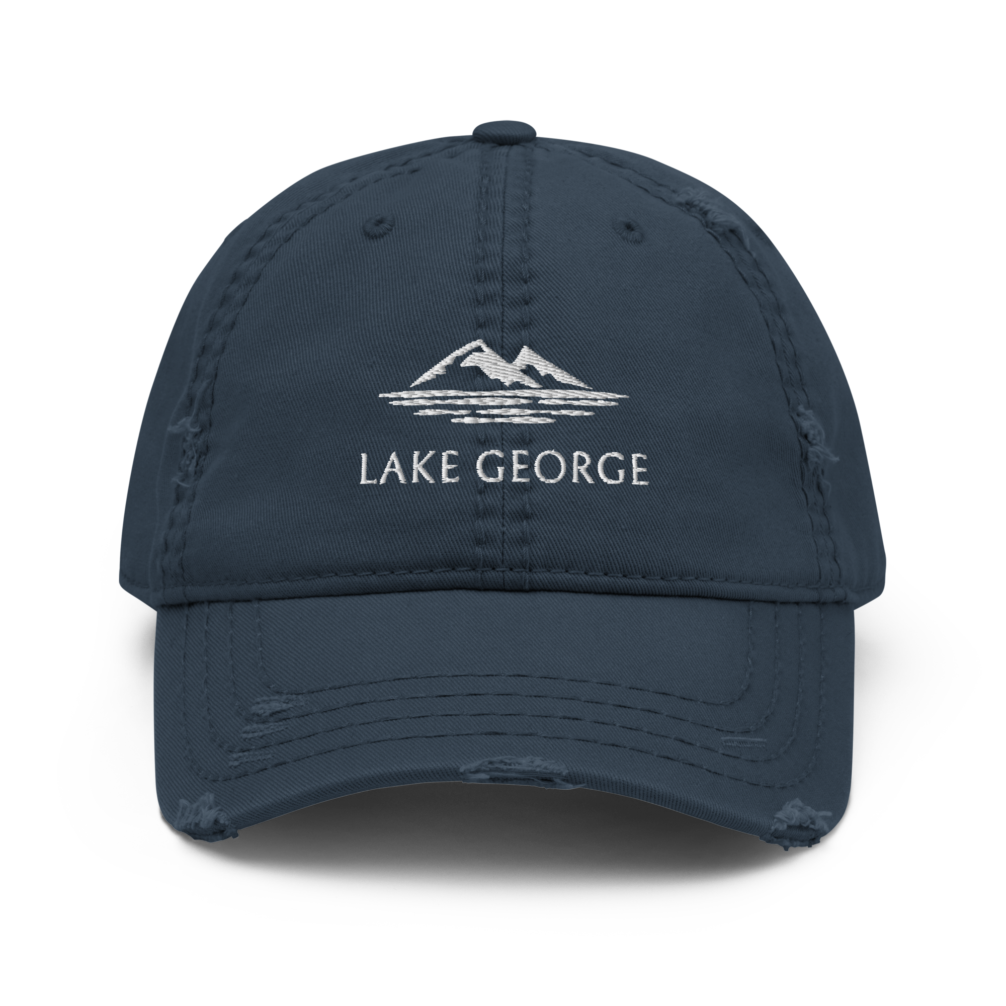Lake George Distressed Hat