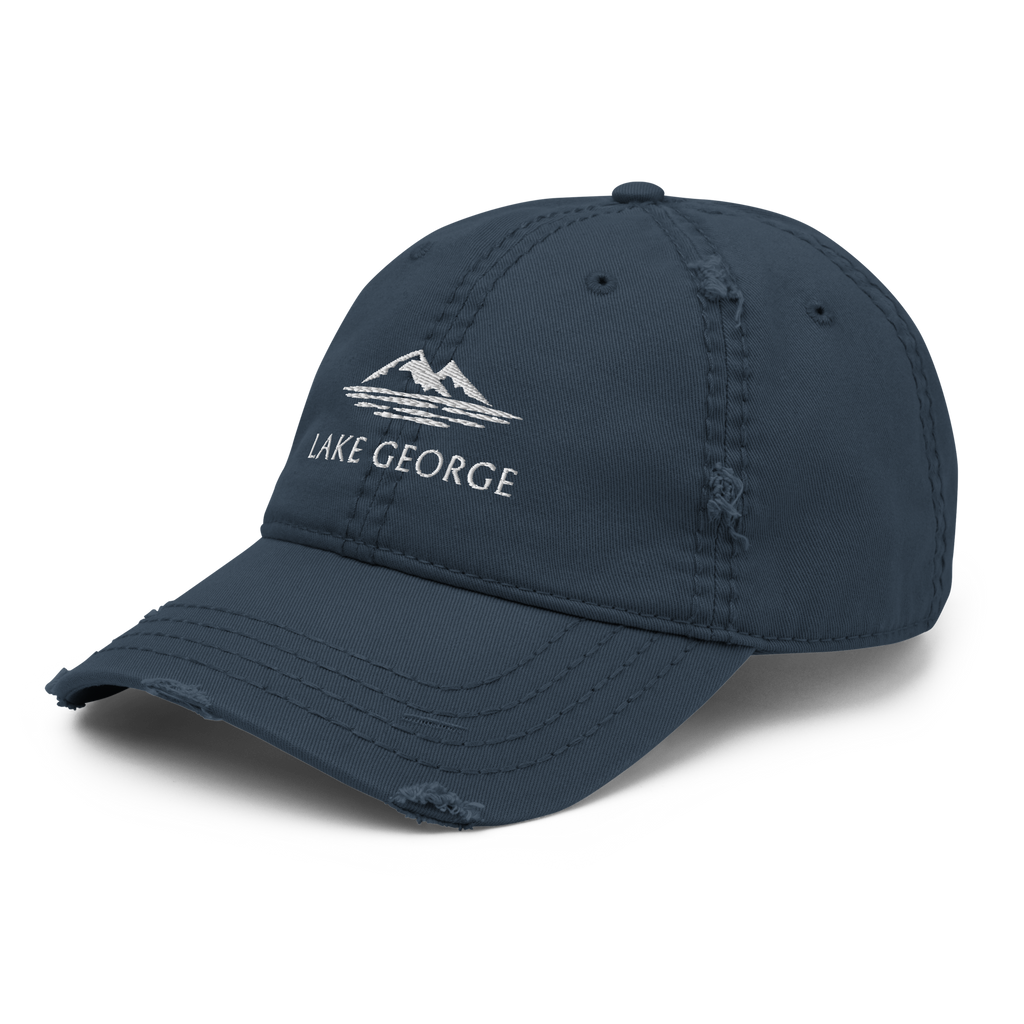 Lake George Distressed Hat