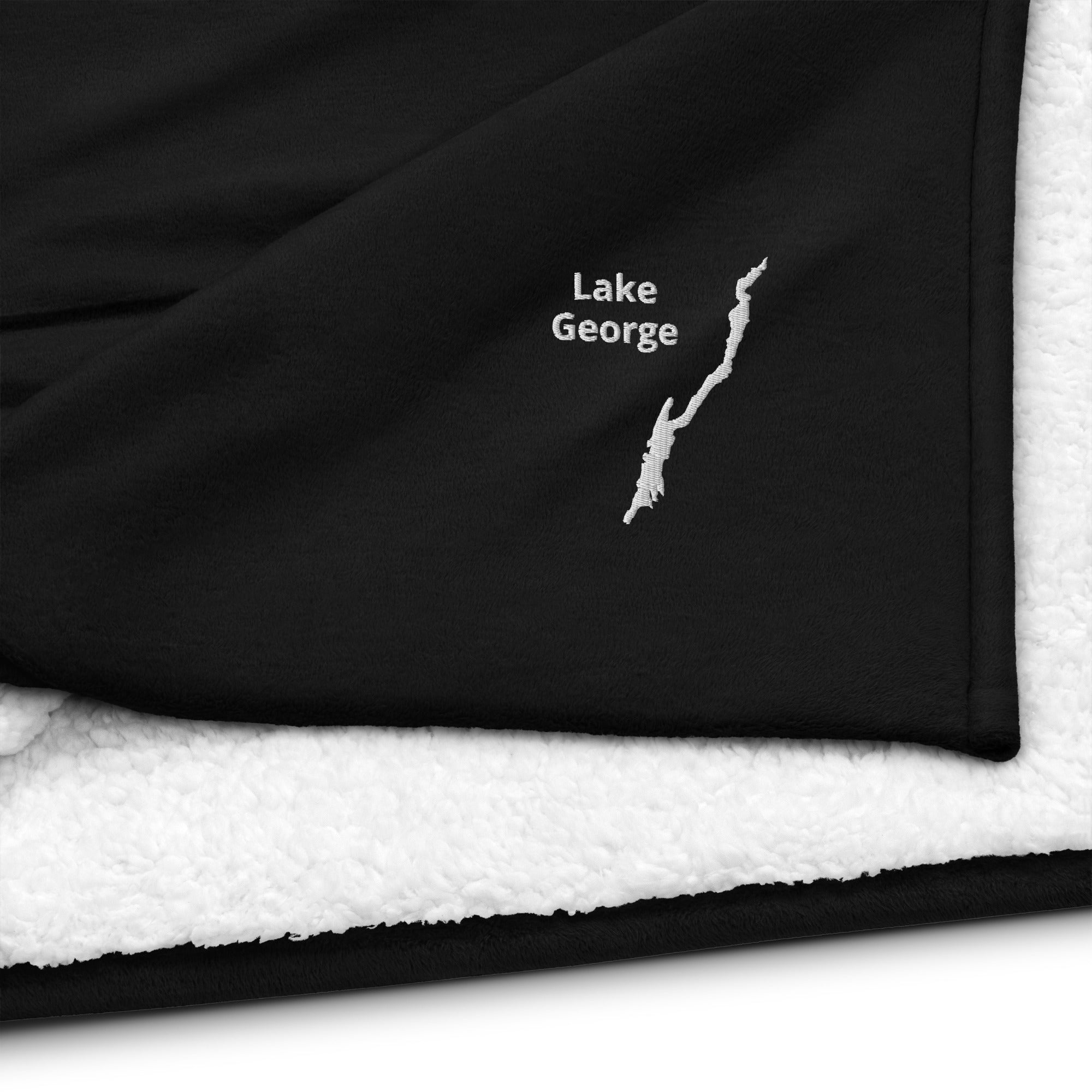 Lake George Sherpa Blanket