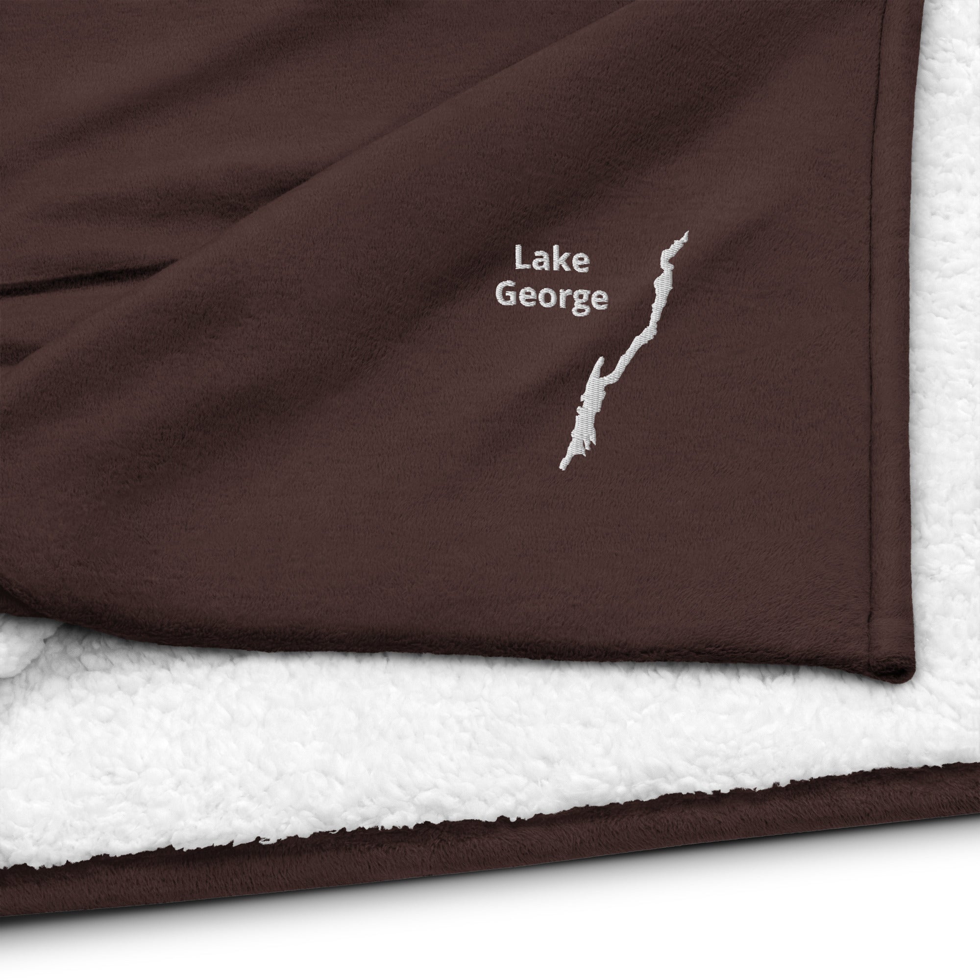 Lake George Sherpa Blanket