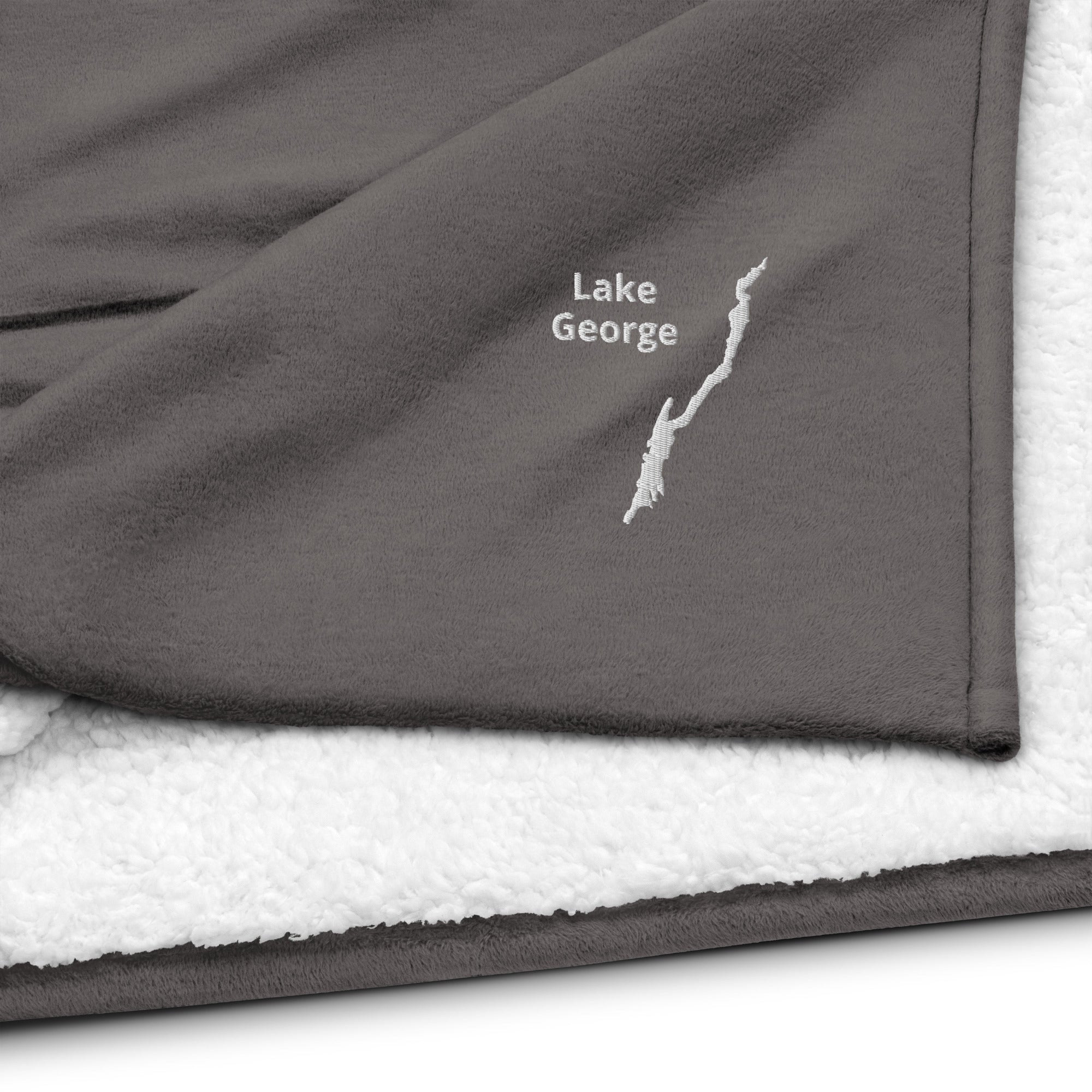Lake George Sherpa Blanket