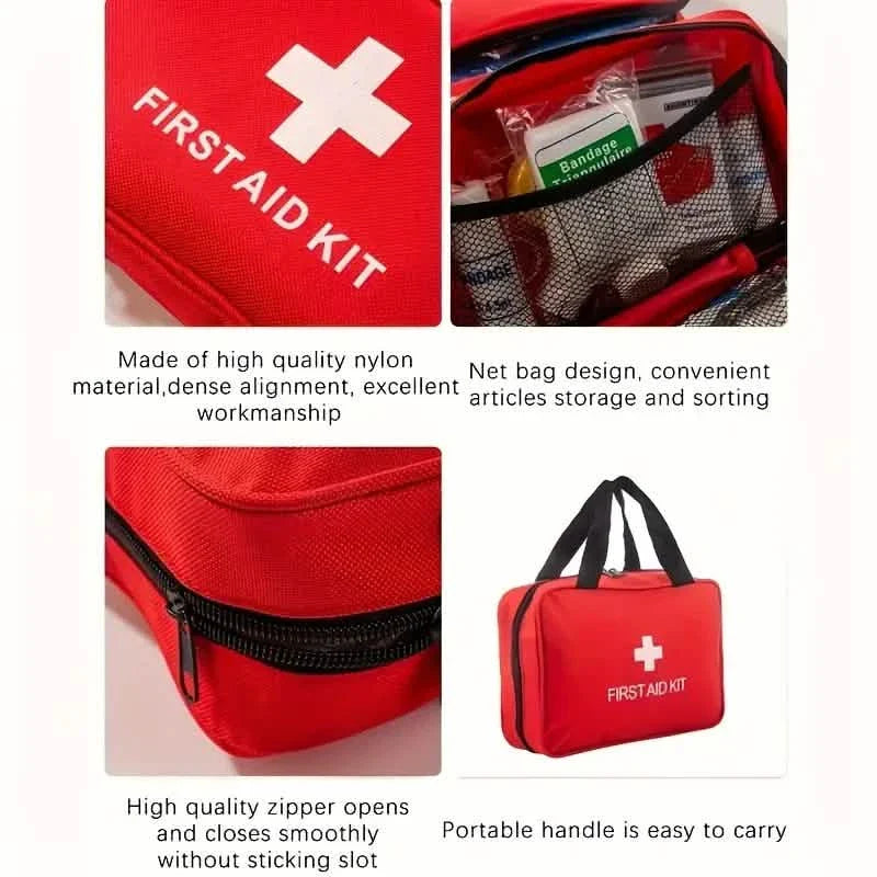 Portable First Aid Kit — Compact Emergency Kit for Hiking, Boating & Camping