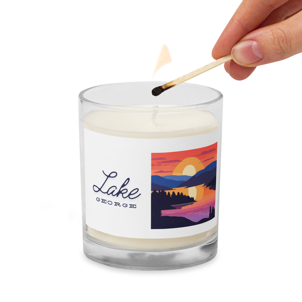 Lake George Sunset Candle