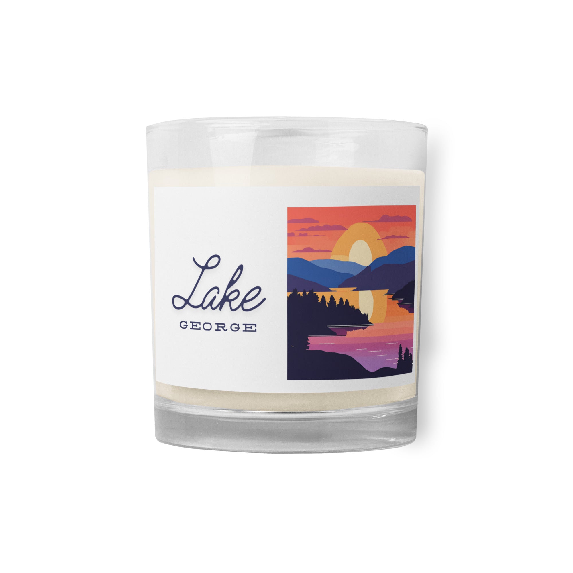 Lake George Sunset Candle
