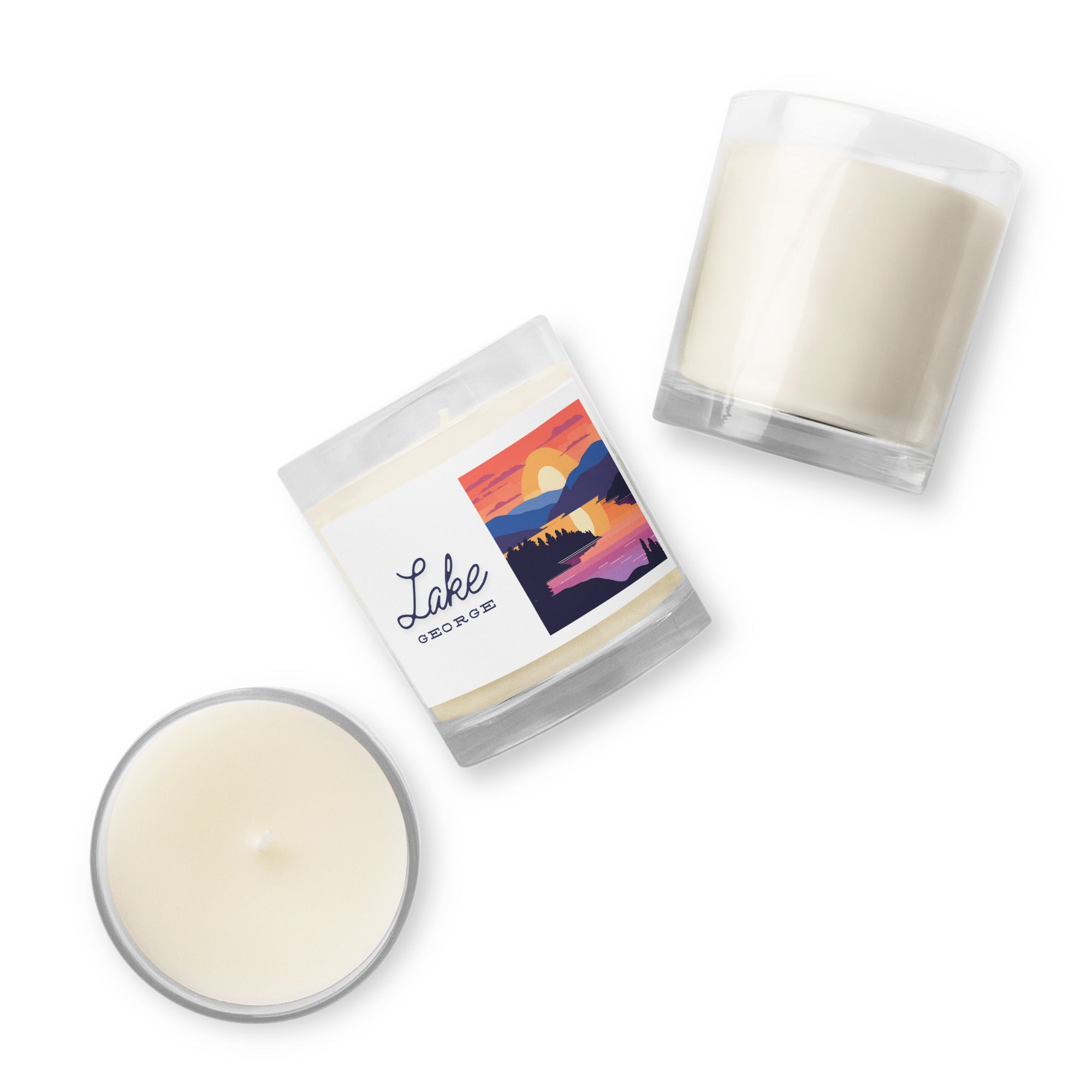 Lake George Sunset Candle