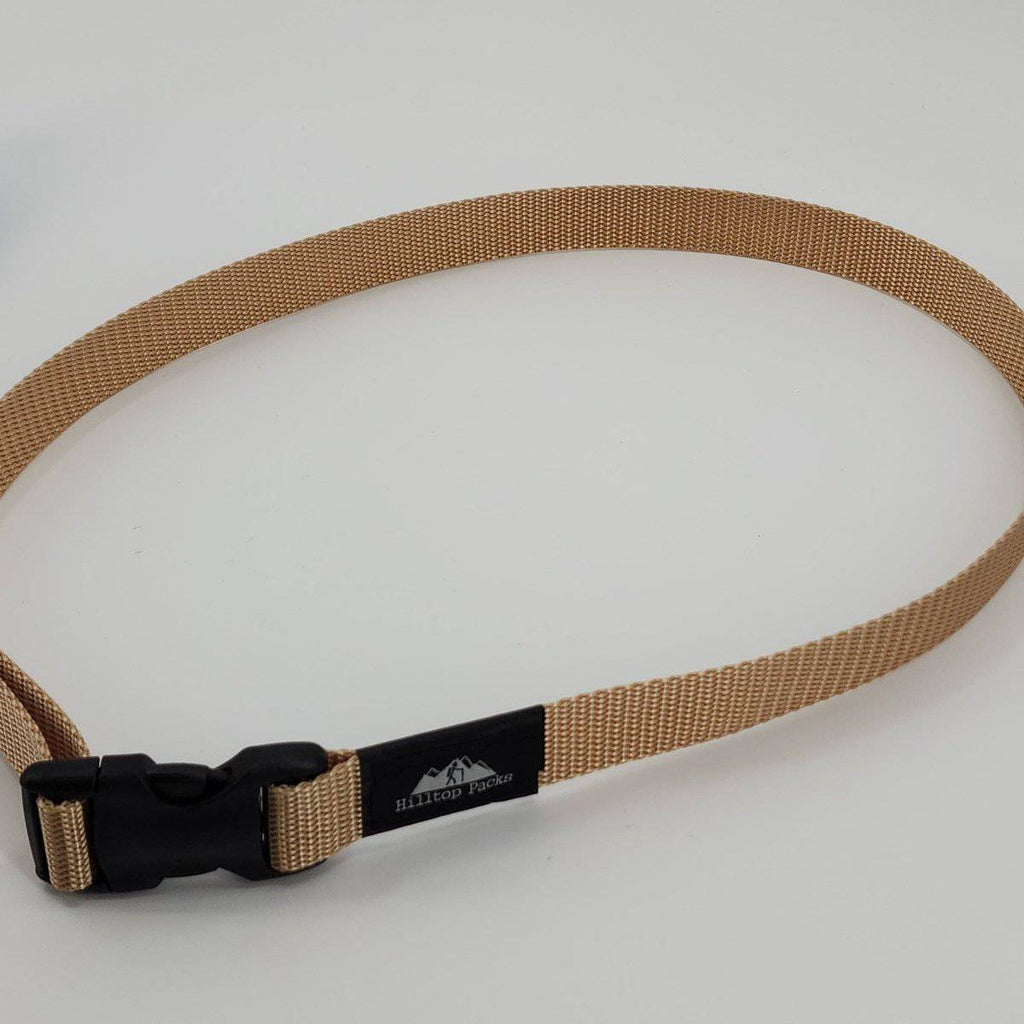 Ultralight Hiking Belt — Minimalist YKK Buckle Belt for Hiking Pants