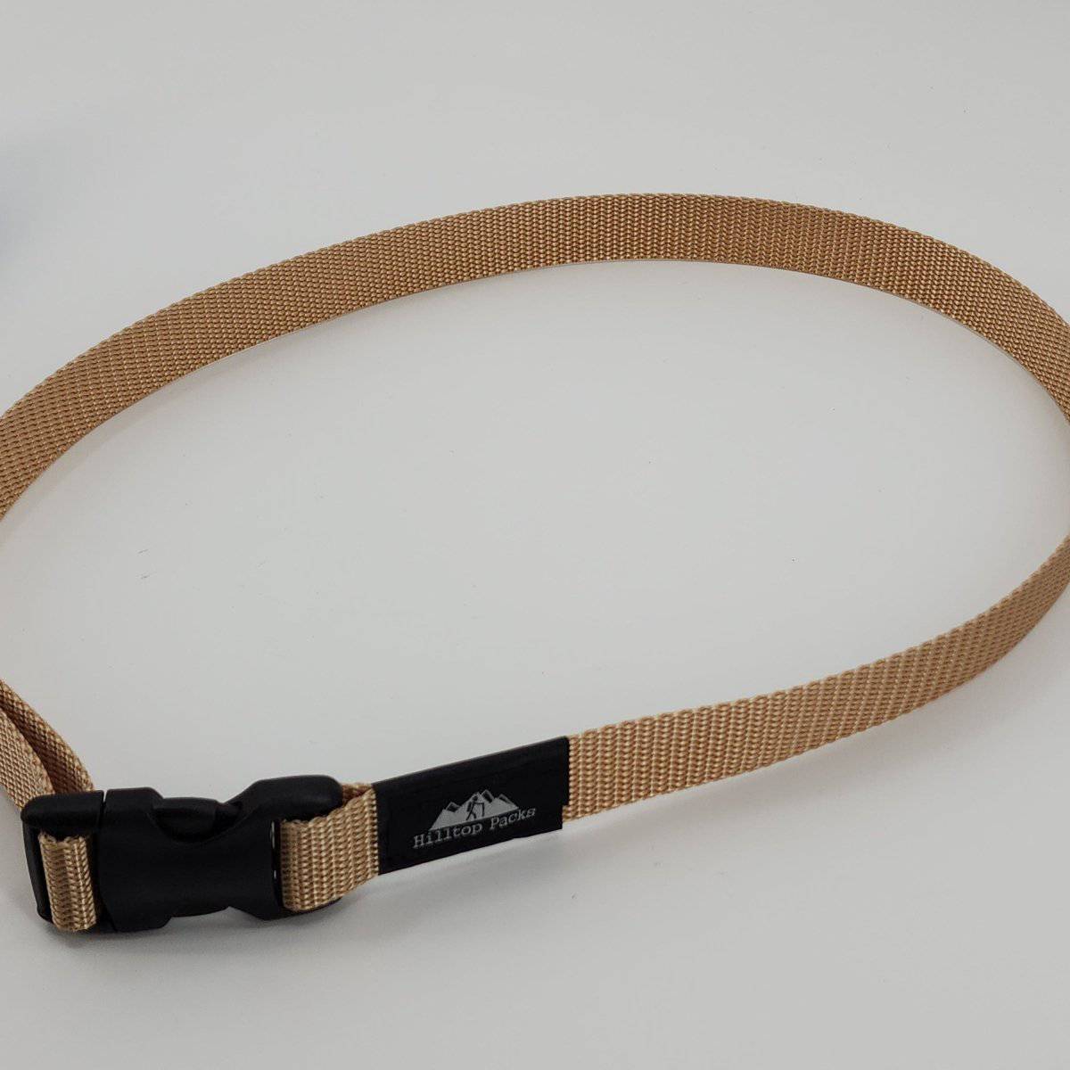 Ultralight Hiking Belt — Minimalist YKK Buckle Belt for Hiking Pants