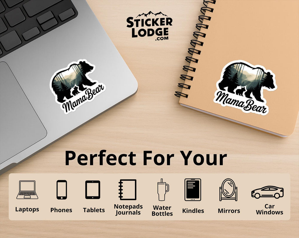 Mama Bear Vinyl Sticker