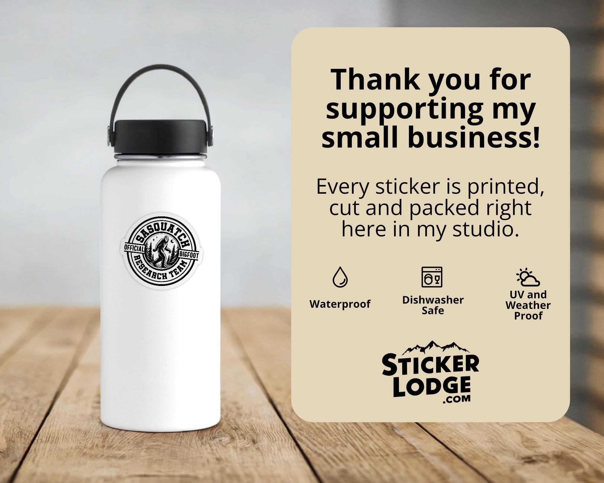 Official Bigfoot Research Team Vinyl Sticker