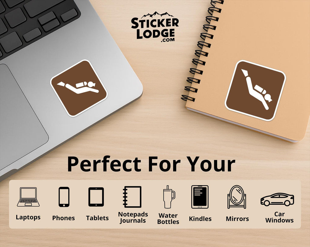 Scuba Diving National Park Symbol Vinyl Sticker | Lake George Gift