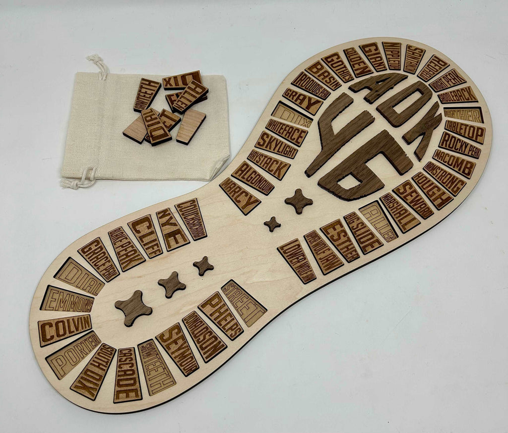 Adirondack 46 High Peaks Challenge Hiking Boot Tracker