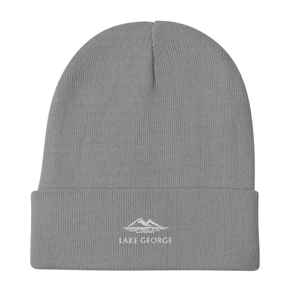 Lake George Embroidered Beanie