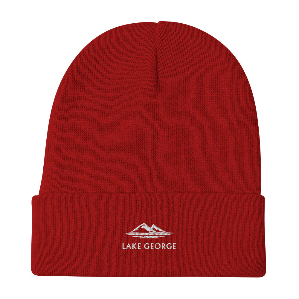 Lake George Embroidered Beanie