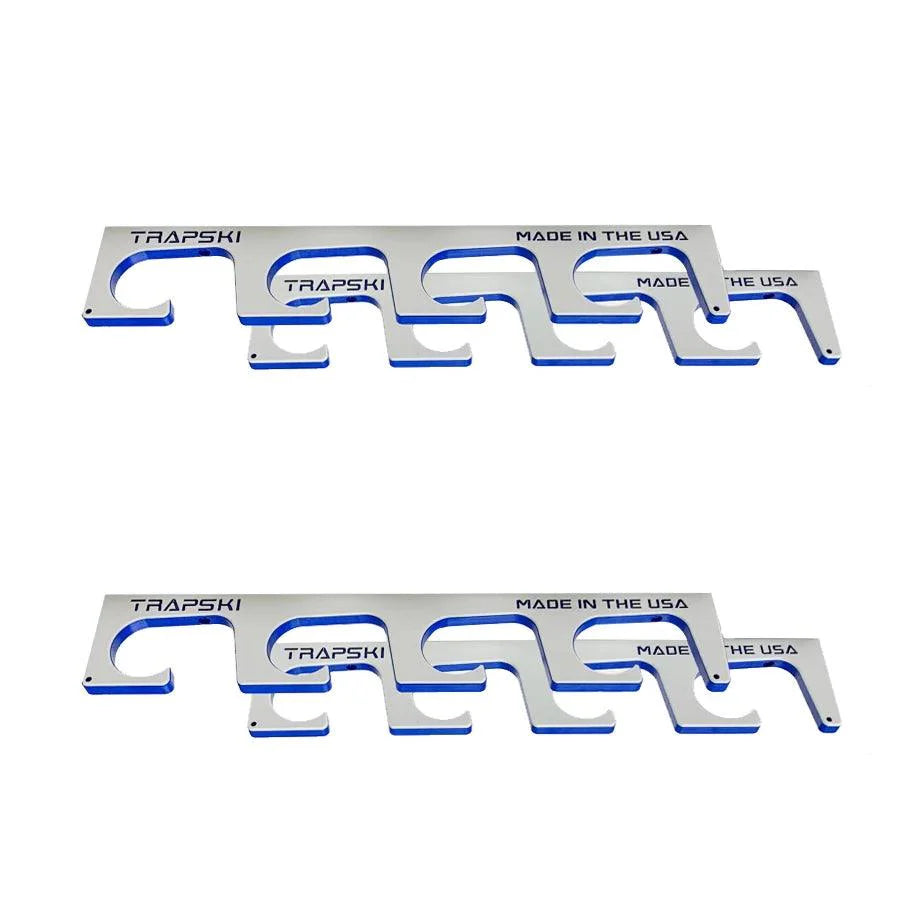 TRAPSKI Premium Fishing Rod Rack — Wall, Ceiling & Boat Mounted