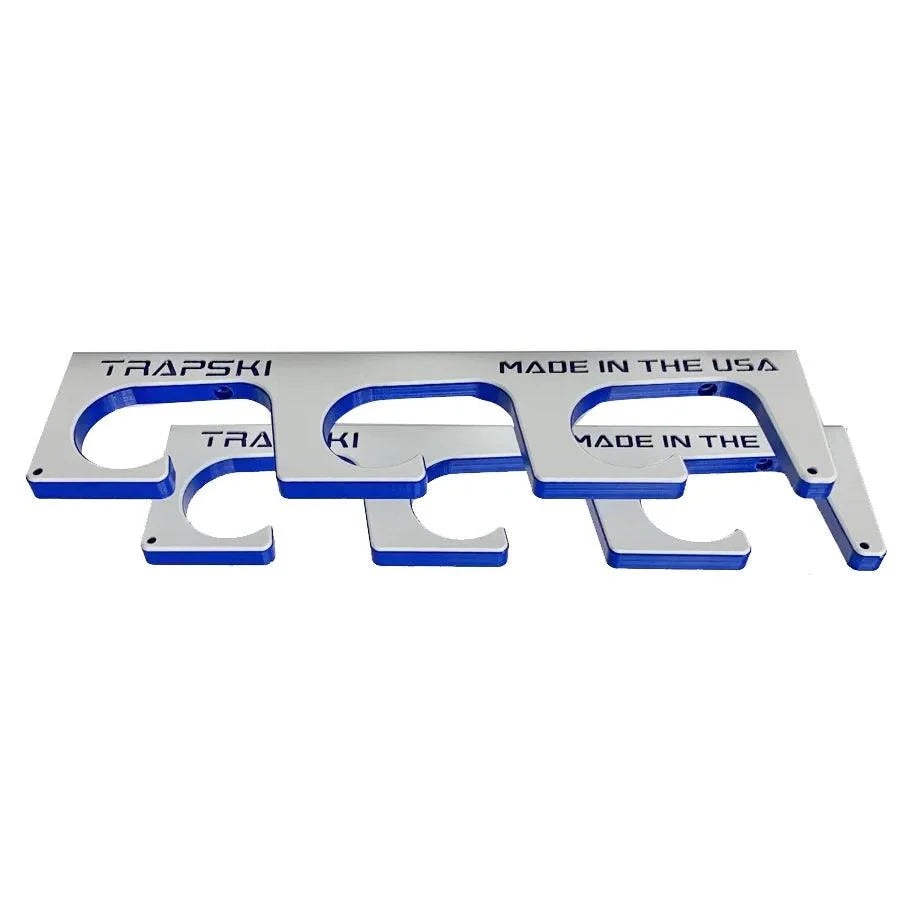 TRAPSKI Premium Fishing Rod Rack — Wall, Ceiling & Boat Mounted