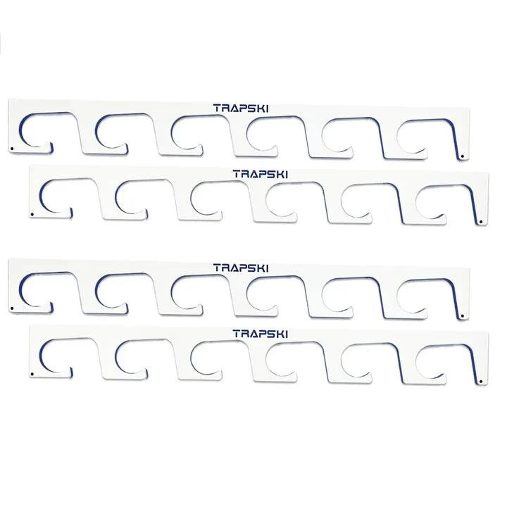 TRAPSKI Premium Fishing Rod Rack — Wall, Ceiling & Boat Mounted