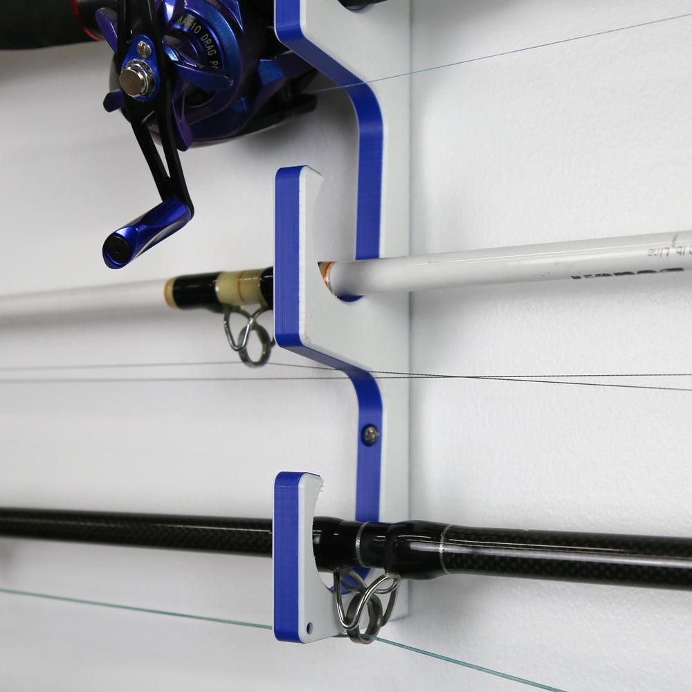 TRAPSKI Premium Fishing Rod Rack — Wall, Ceiling & Boat Mounted