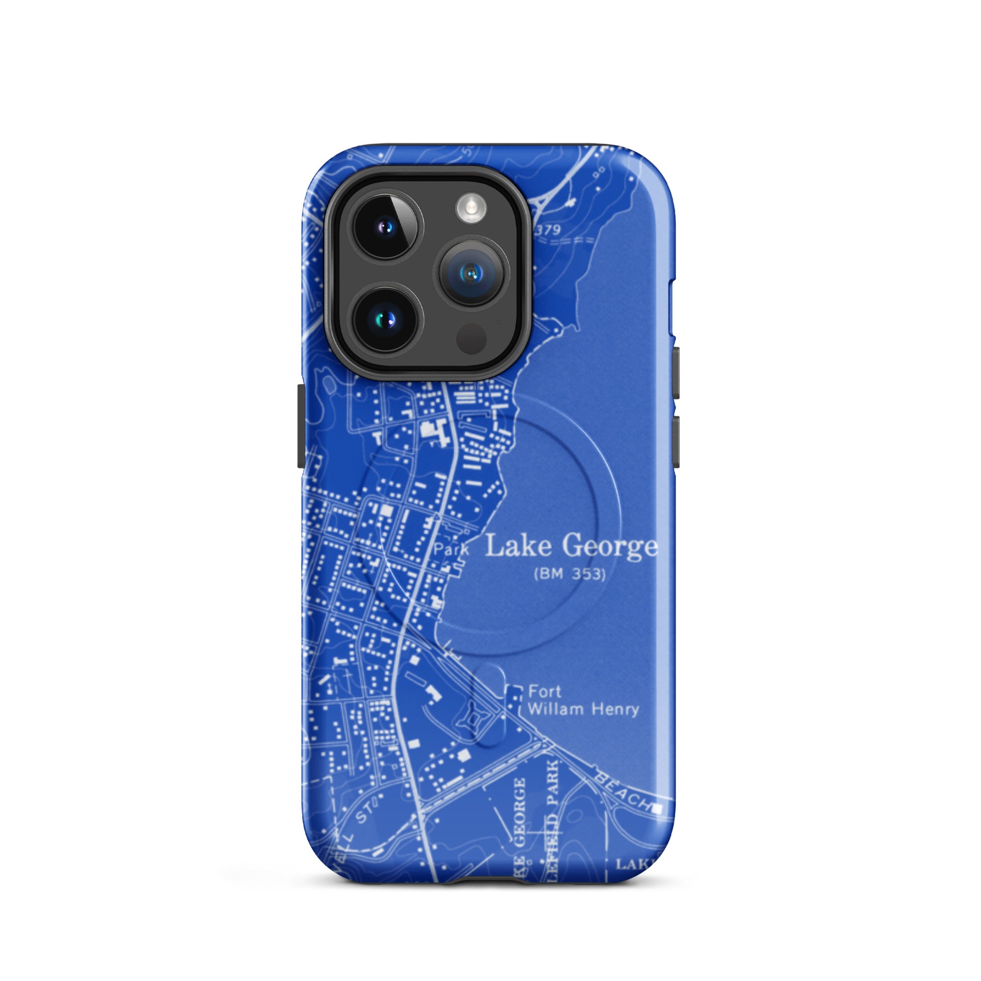 Lake George MagSafe® Tough Case for iPhone® in Blue