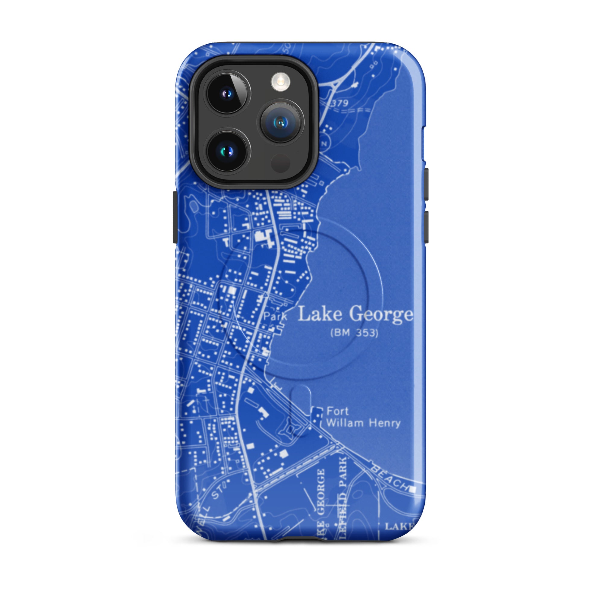 Lake George MagSafe® Tough Case for iPhone® in Blue