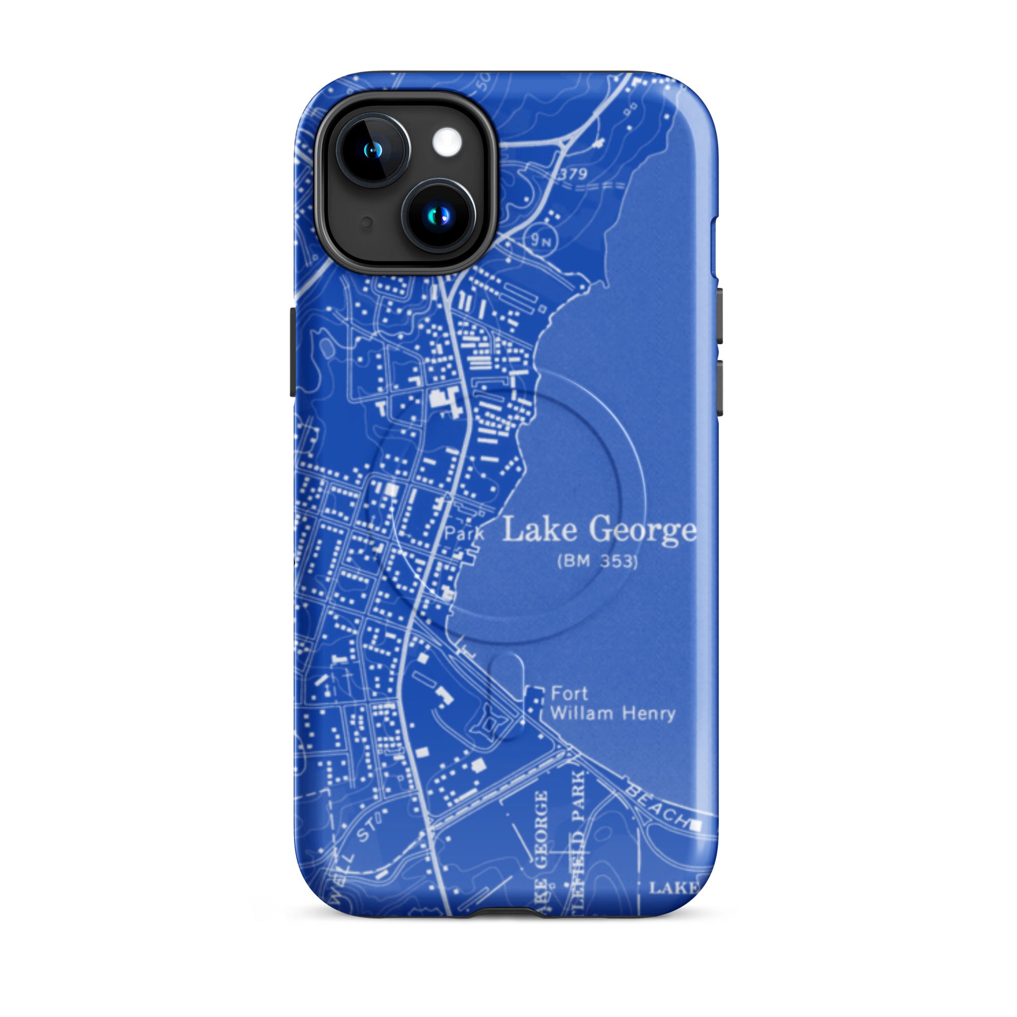 Lake George MagSafe® Tough Case for iPhone® in Blue