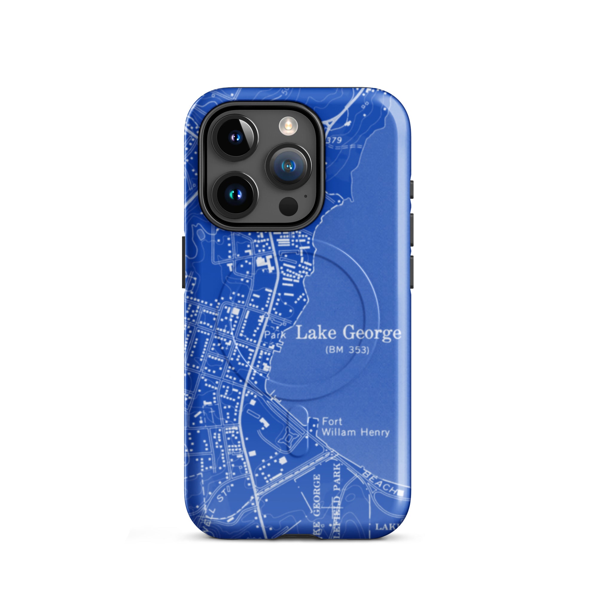 Lake George MagSafe® Tough Case for iPhone® in Blue