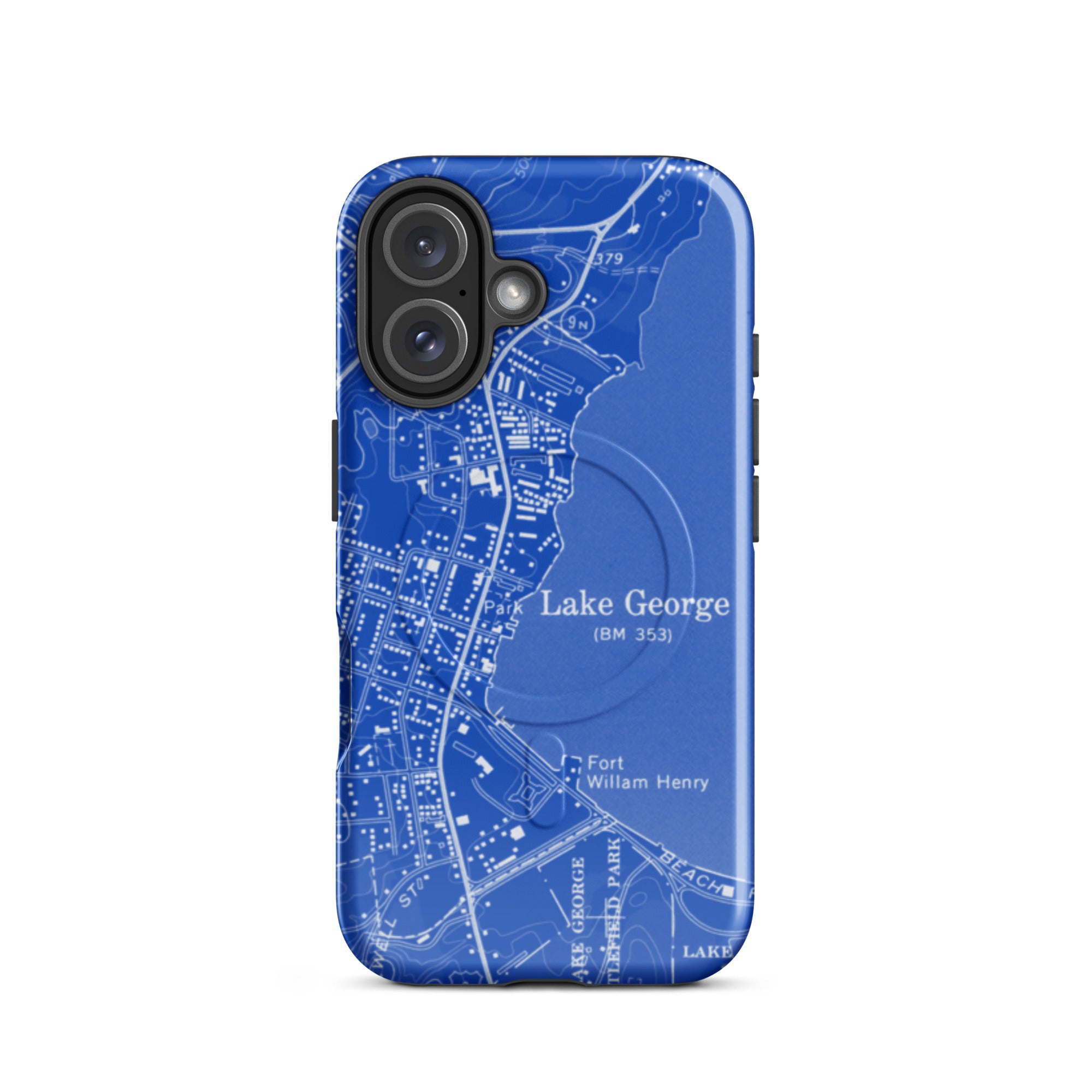 Lake George MagSafe® Tough Case for iPhone® in Blue