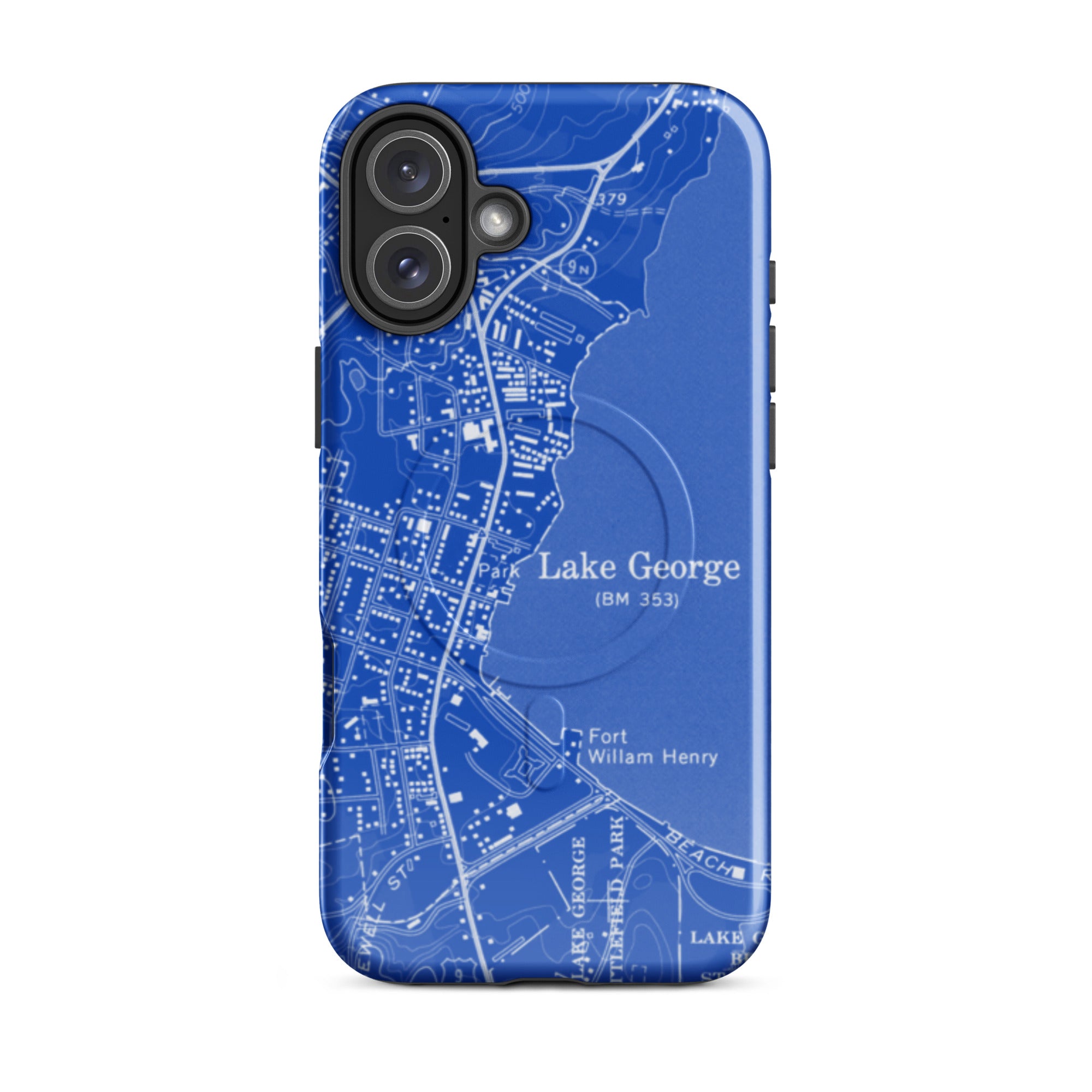 Lake George MagSafe® Tough Case for iPhone® in Blue