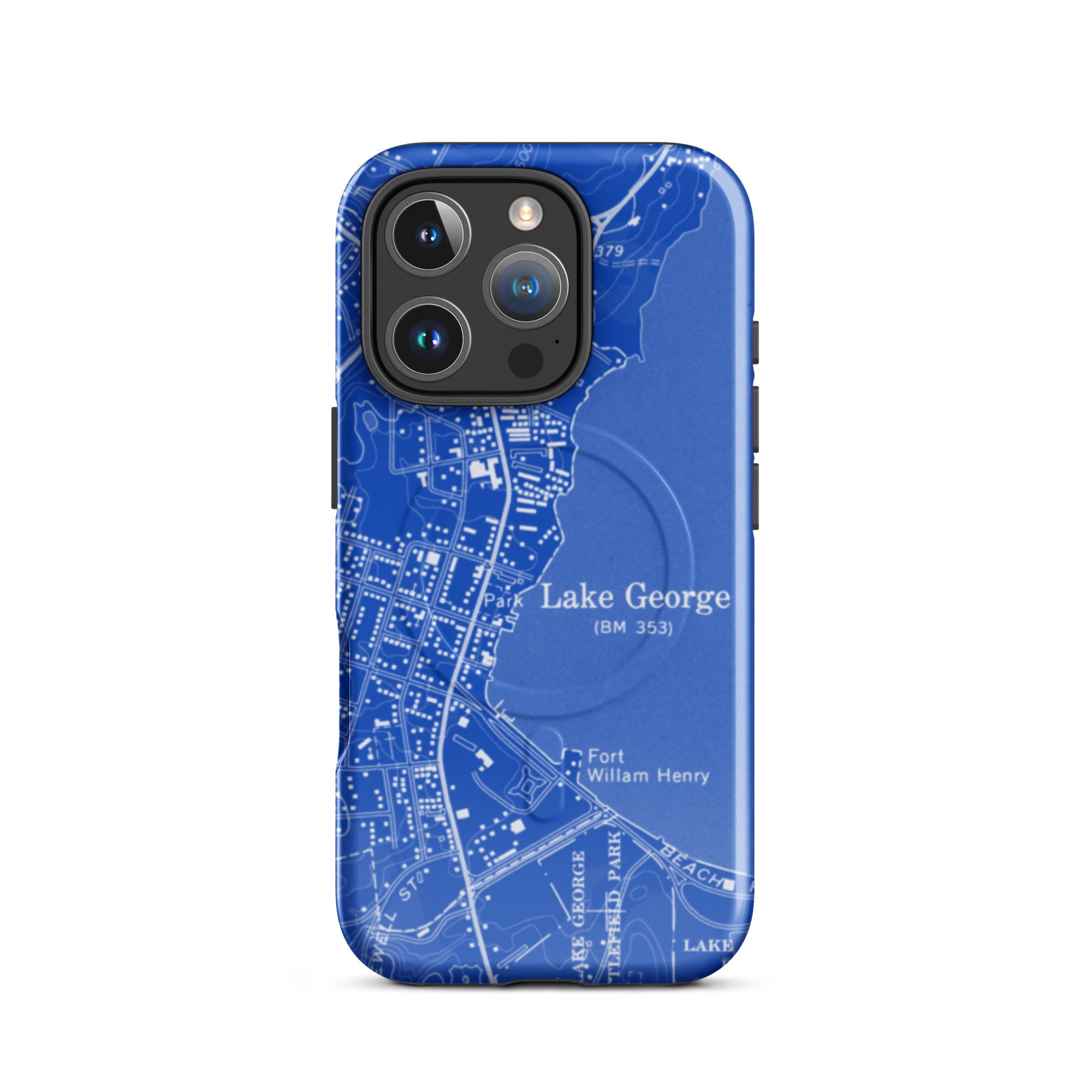 Lake George MagSafe® Tough Case for iPhone® in Blue